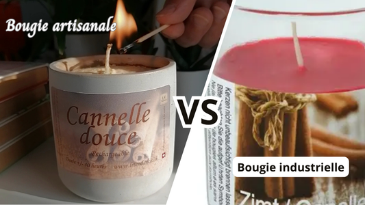 Bougie artisanale vs bougie de grande surface : les vraies différences à connaître