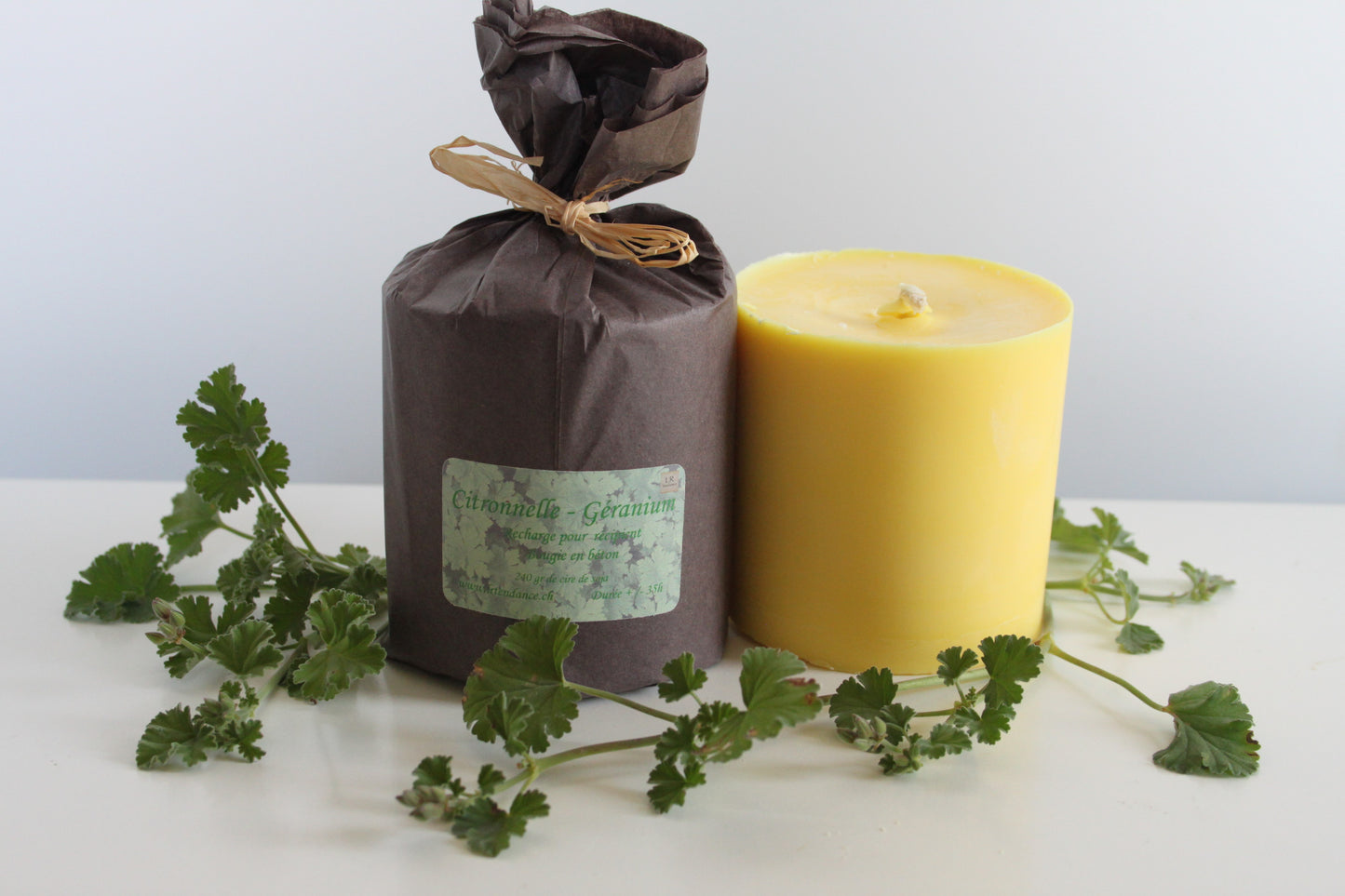 Recharge de cire Citronnelle-Géranium